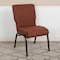 Flash Furniture Advantage 20.5 in. Cinnamon Molded Foam Church Chair PCCF-107 - alternate 1